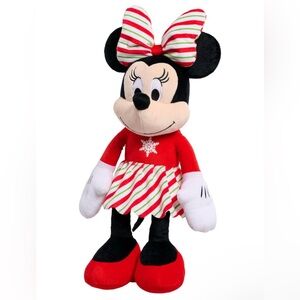 Disney Minnie Mouse Stuffed Animal Red and White NWOT